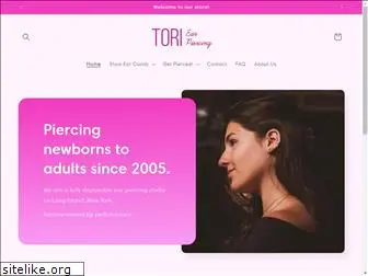 toriearpiercing.com
