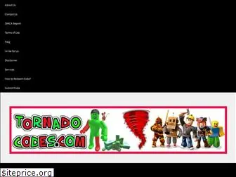 TornadoCodes.Com - Roblox Promo Codes, Promotions, Robux Group