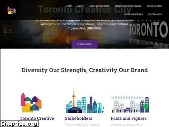 torontocreativecity.ca