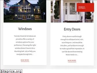 torontodoorsandwindows.ca