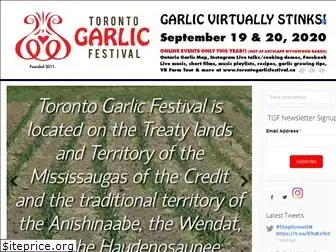 torontogarlicfestival.ca