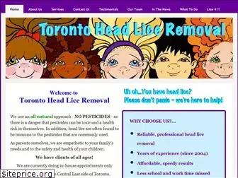 torontoheadliceremoval.com