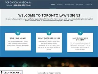 torontolawnsigns.ca