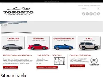 torontoluxurycarrentals.ca