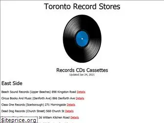 torontorecordstores.com