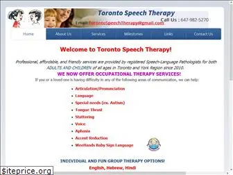 torontospeechtherapy.ca