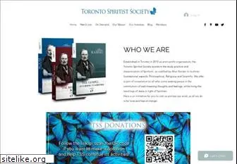 torontospiritistsociety.org