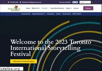 torontostorytellingfestival.ca