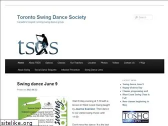 torontoswingdancesociety.ca