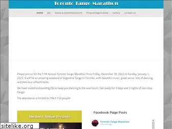 torontotangomarathon.com
