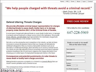 torontothreatslawyer.ca