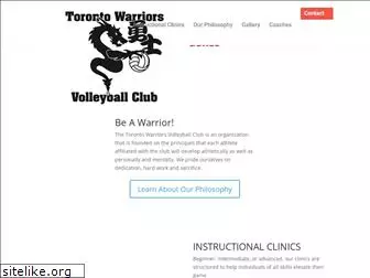 torontowarriorsvolleyballclub.com