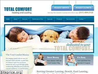 totalcomfortlansing.com