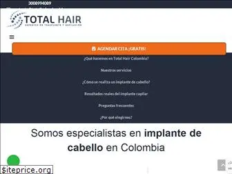 totalhaircolombia.com