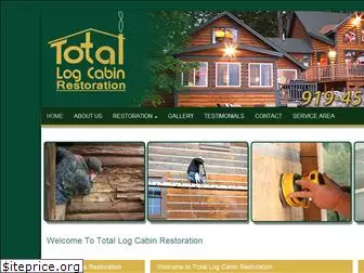 totallogcabinrestoration.com