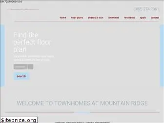 townhomesatmountainridge.com