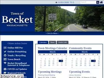 townofbecket.org
