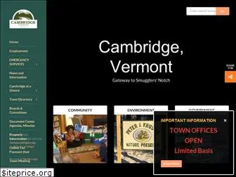 townofcambridgevt.org