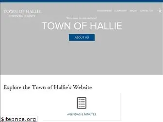 townofhalliewi.com