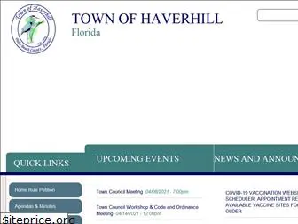 townofhaverhill-fl.gov