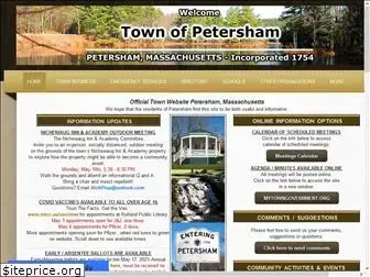 townofpetersham.org