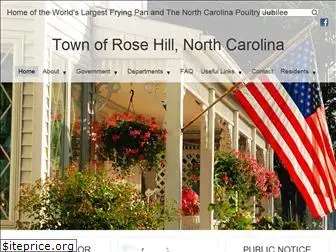 townofrosehillnc.com