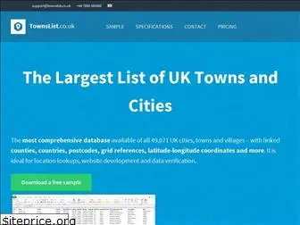 townslist.co.uk