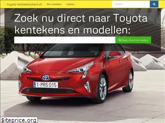 toyota-kentekencheck.nl