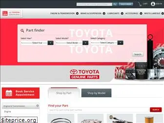 toyotapartsconnect.in