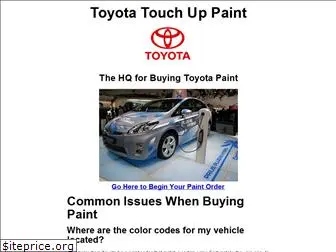 toyotatouchuppaint.net