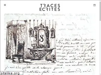 traces-ecrites.com