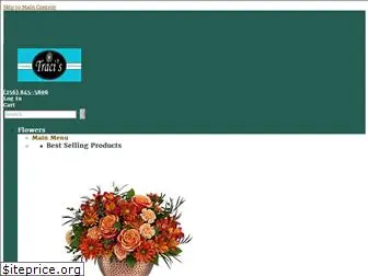 tracisflowershop.com