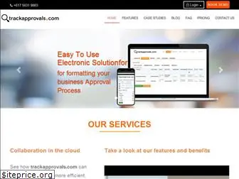 trackapprovals.com