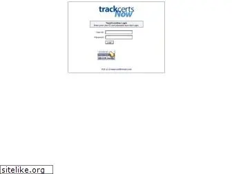 trackcertsnow.com