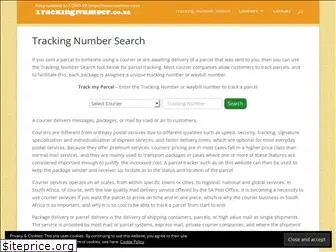 trackingnumber.co.za