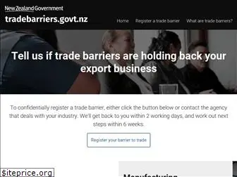 tradebarriers.govt.nz