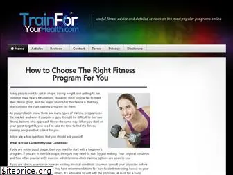 trainforyourhealth.com