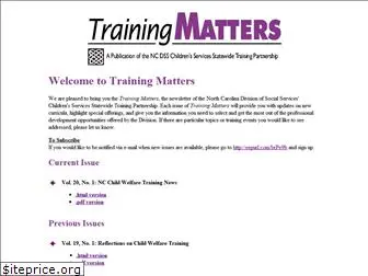 trainingmatters-nc.org