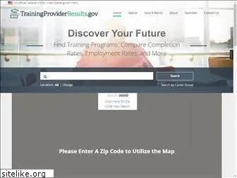 trainingproviderresults.gov