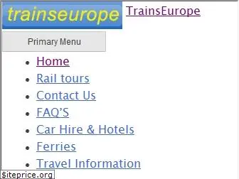 trainseurope.co.uk