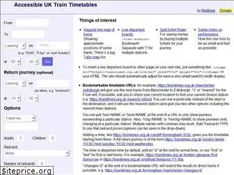 traintimes.org.uk