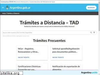 tramitesadistancia.gob.ar