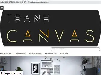 tranhcanvashcm.com