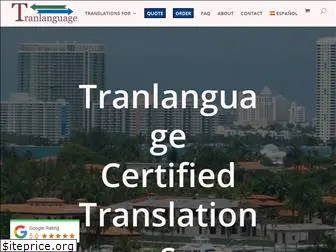 tranlanguage.com