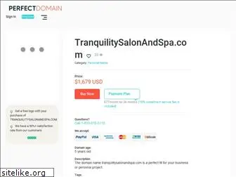 tranquilitysalonandspa.com