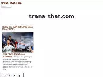 trans-that.com