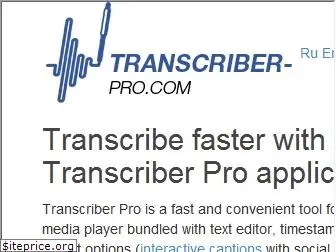 transcriber-pro.com