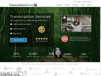 transcriptionpanda.com