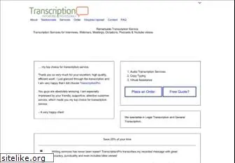 transcriptionpro.net