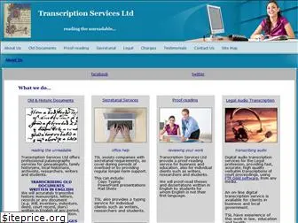 transcriptionservicesltd.com